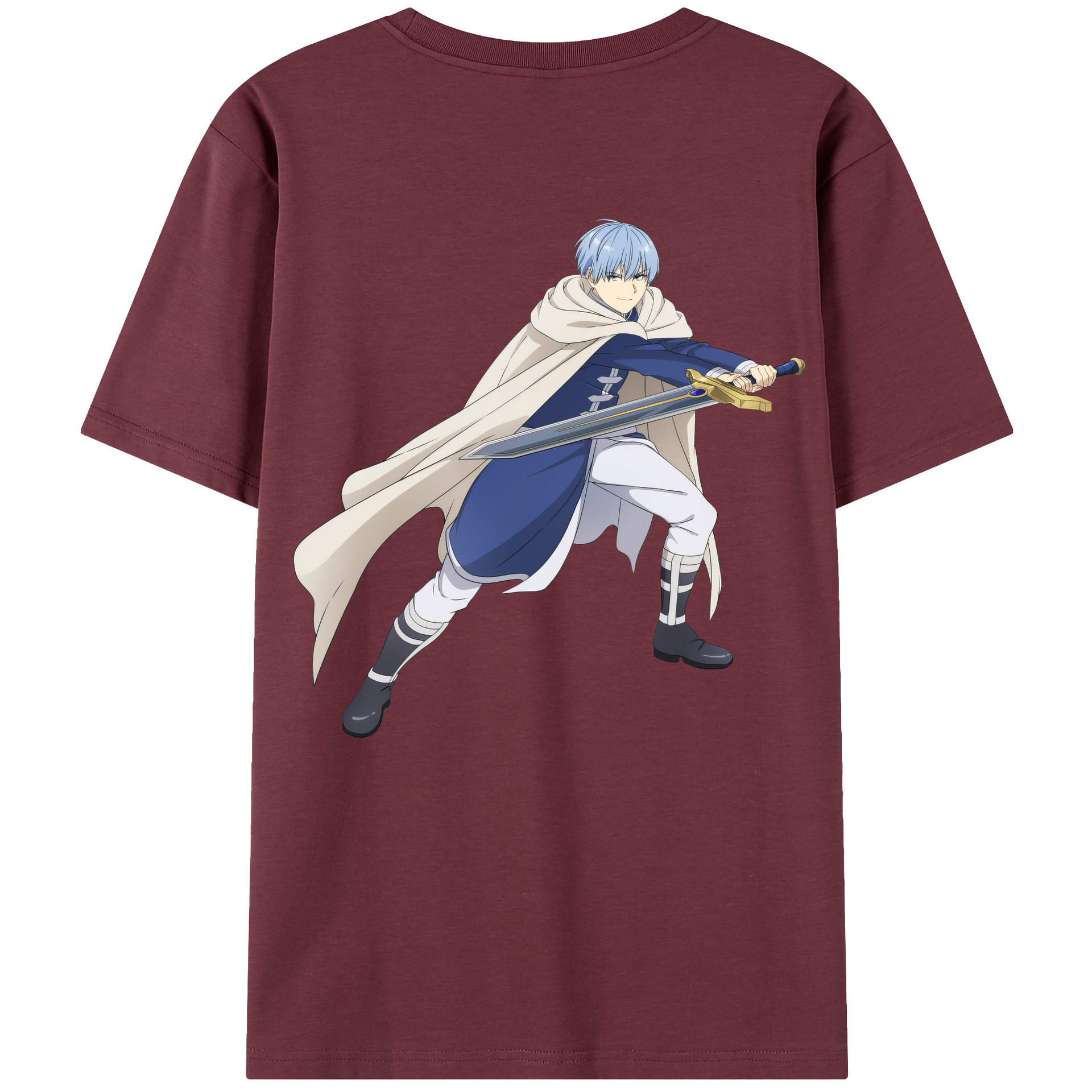 （画像用） 葬送のフリーレン Frieren 綿100％半袖Tシャツ（背面プリント）
